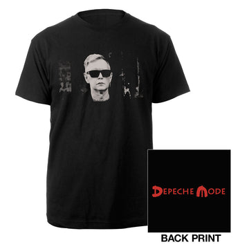 Fletch Photo Black T-shirt-Depeche Mode